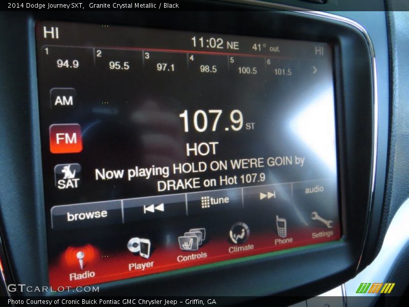 Granite Crystal Metallic / Black 2014 Dodge Journey SXT
