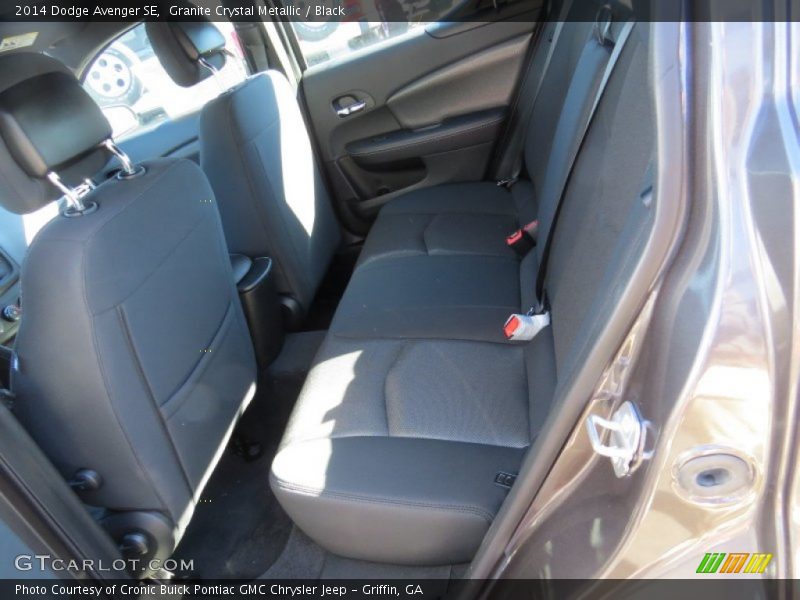 Granite Crystal Metallic / Black 2014 Dodge Avenger SE