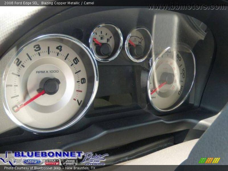 Blazing Copper Metallic / Camel 2008 Ford Edge SEL