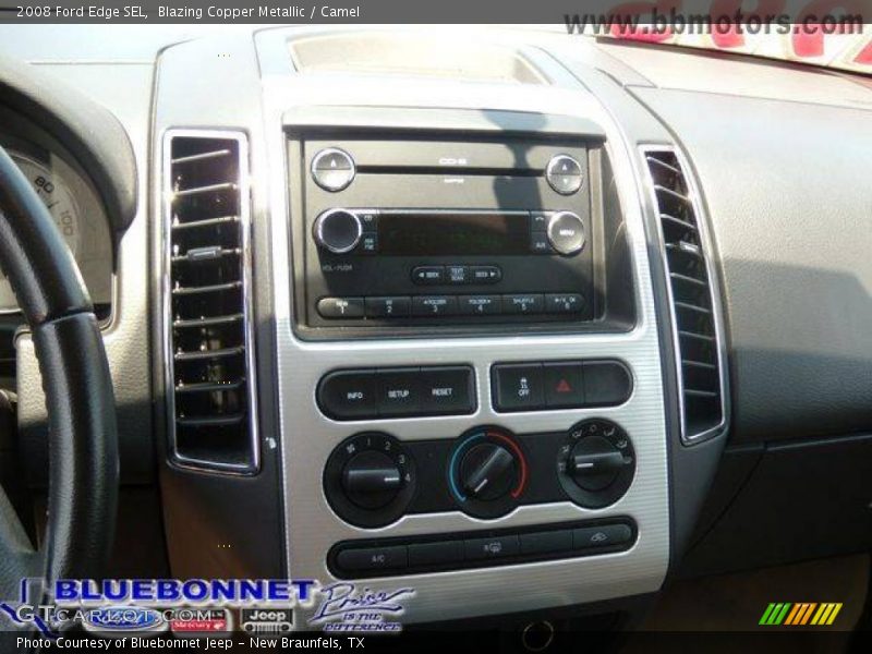 Blazing Copper Metallic / Camel 2008 Ford Edge SEL