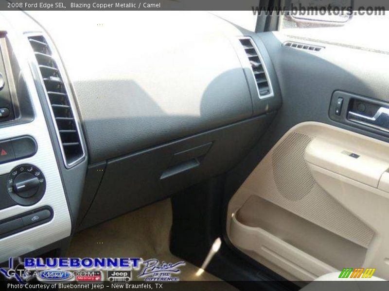 Blazing Copper Metallic / Camel 2008 Ford Edge SEL