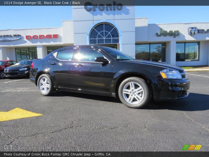 Black Clear Coat / Black 2014 Dodge Avenger SE