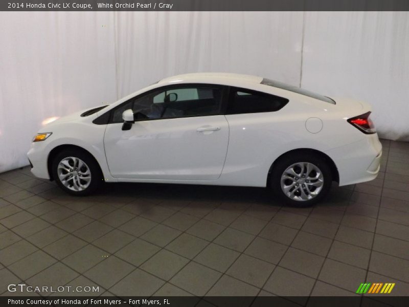  2014 Civic LX Coupe White Orchid Pearl
