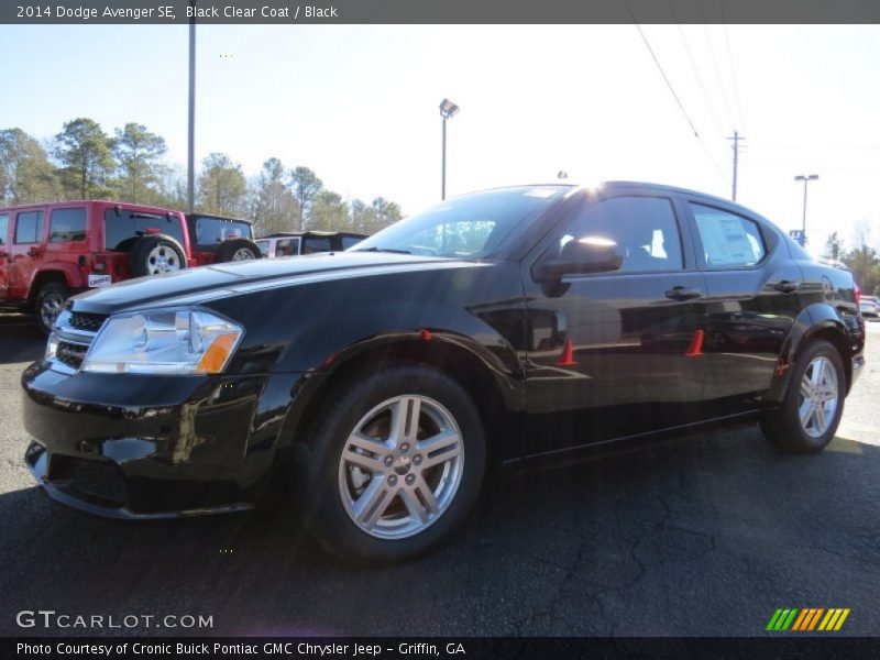 Black Clear Coat / Black 2014 Dodge Avenger SE