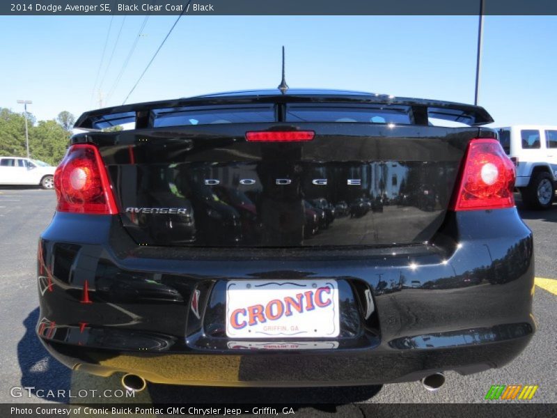 Black Clear Coat / Black 2014 Dodge Avenger SE