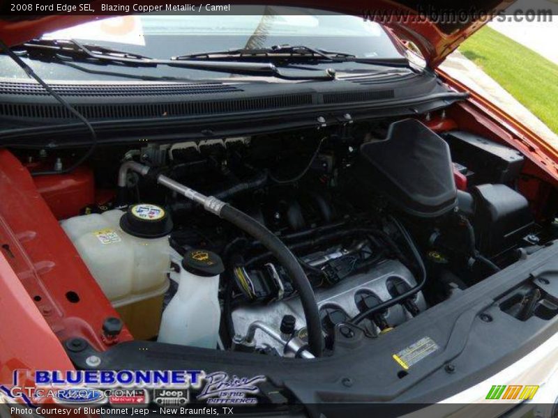 Blazing Copper Metallic / Camel 2008 Ford Edge SEL