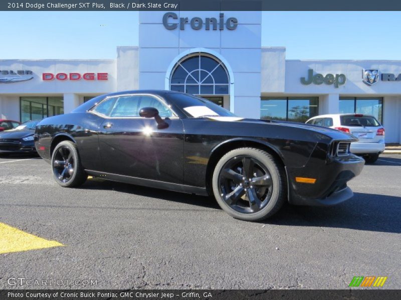Black / Dark Slate Gray 2014 Dodge Challenger SXT Plus