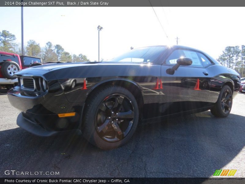 Black / Dark Slate Gray 2014 Dodge Challenger SXT Plus