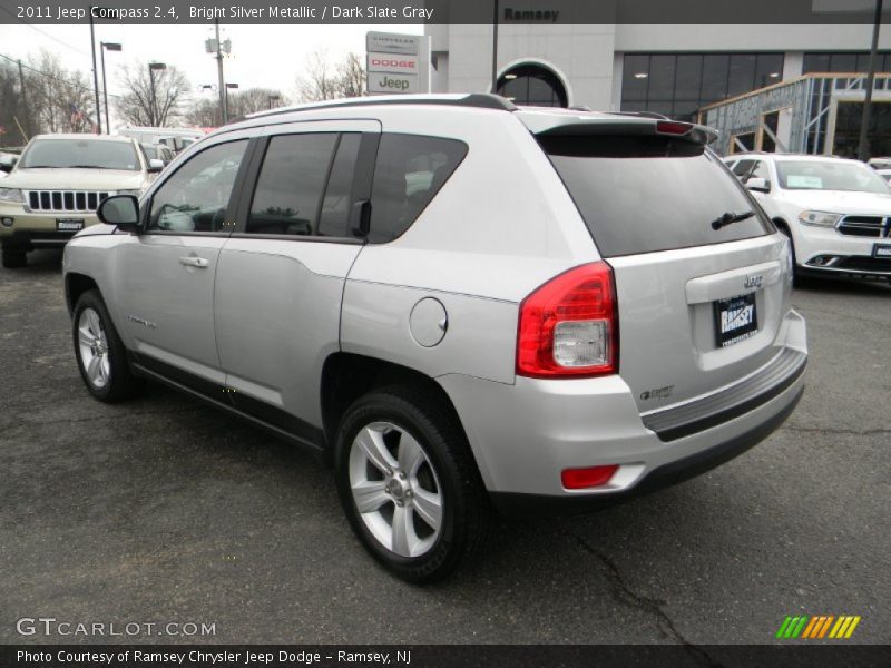 Bright Silver Metallic / Dark Slate Gray 2011 Jeep Compass 2.4