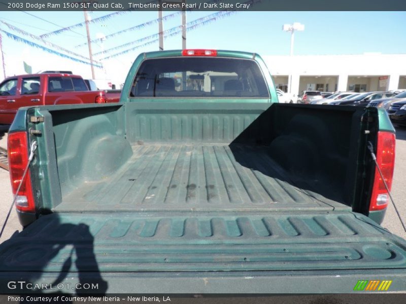 Timberline Green Pearl / Dark Slate Gray 2003 Dodge Ram 1500 SLT Quad Cab
