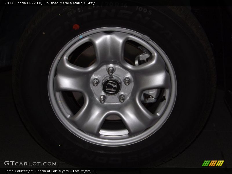 Polished Metal Metallic / Gray 2014 Honda CR-V LX