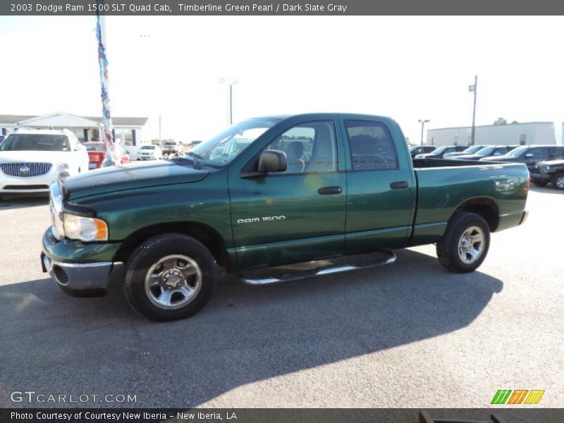  2003 Ram 1500 SLT Quad Cab Timberline Green Pearl