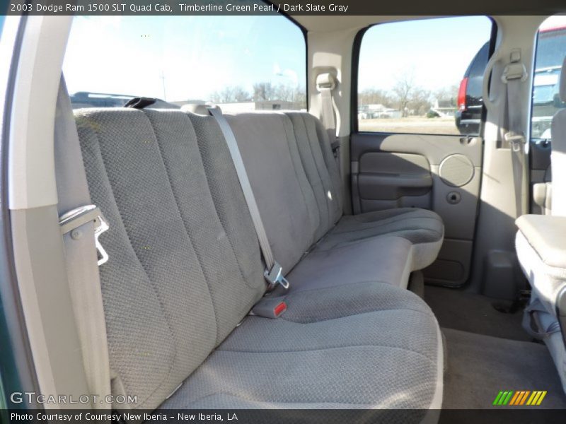 Timberline Green Pearl / Dark Slate Gray 2003 Dodge Ram 1500 SLT Quad Cab