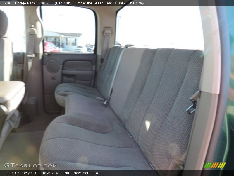 Timberline Green Pearl / Dark Slate Gray 2003 Dodge Ram 1500 SLT Quad Cab