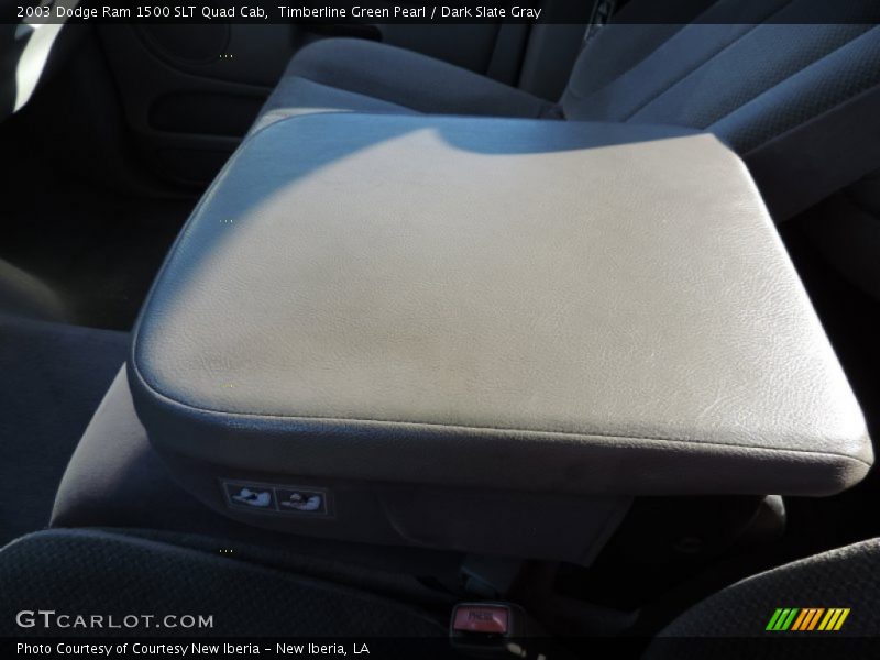 Timberline Green Pearl / Dark Slate Gray 2003 Dodge Ram 1500 SLT Quad Cab