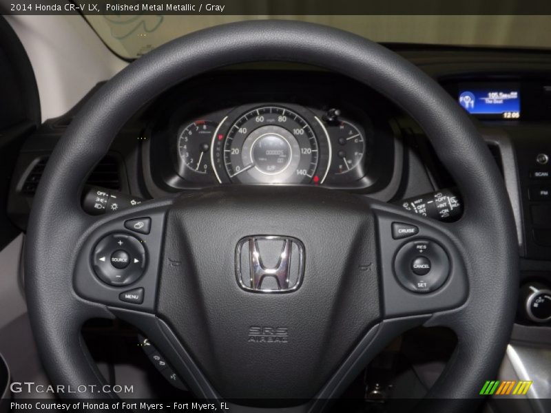 Polished Metal Metallic / Gray 2014 Honda CR-V LX