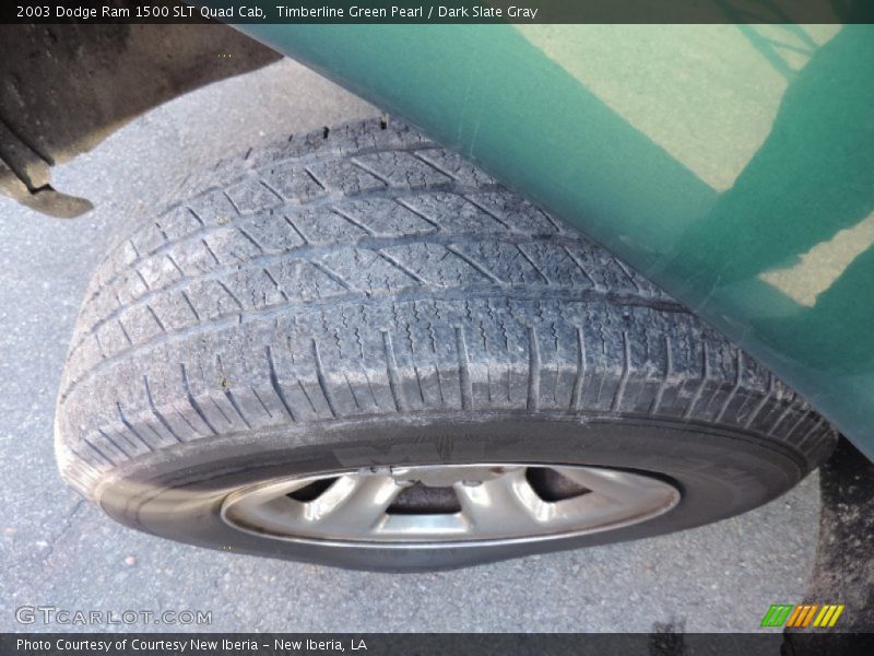 Timberline Green Pearl / Dark Slate Gray 2003 Dodge Ram 1500 SLT Quad Cab