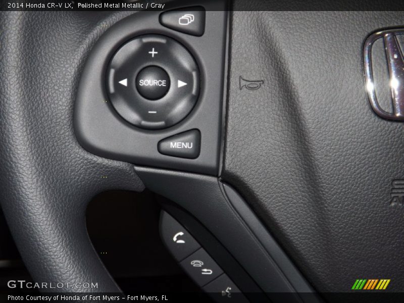 Polished Metal Metallic / Gray 2014 Honda CR-V LX