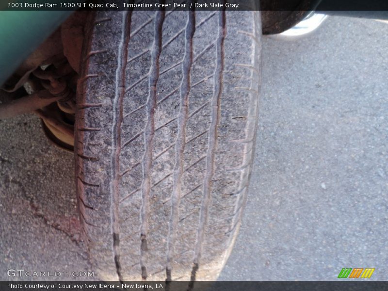 Timberline Green Pearl / Dark Slate Gray 2003 Dodge Ram 1500 SLT Quad Cab