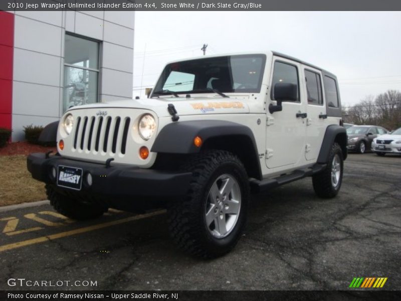 Stone White / Dark Slate Gray/Blue 2010 Jeep Wrangler Unlimited Islander Edition 4x4