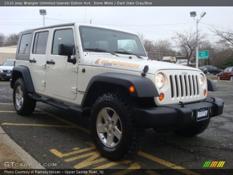 Stone White / Dark Slate Gray/Blue 2010 Jeep Wrangler Unlimited Islander Edition 4x4