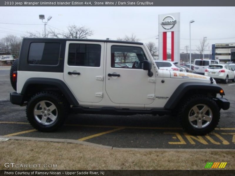 Stone White / Dark Slate Gray/Blue 2010 Jeep Wrangler Unlimited Islander Edition 4x4