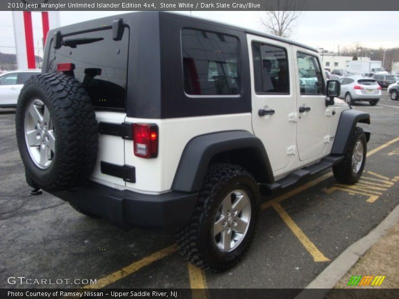 Stone White / Dark Slate Gray/Blue 2010 Jeep Wrangler Unlimited Islander Edition 4x4