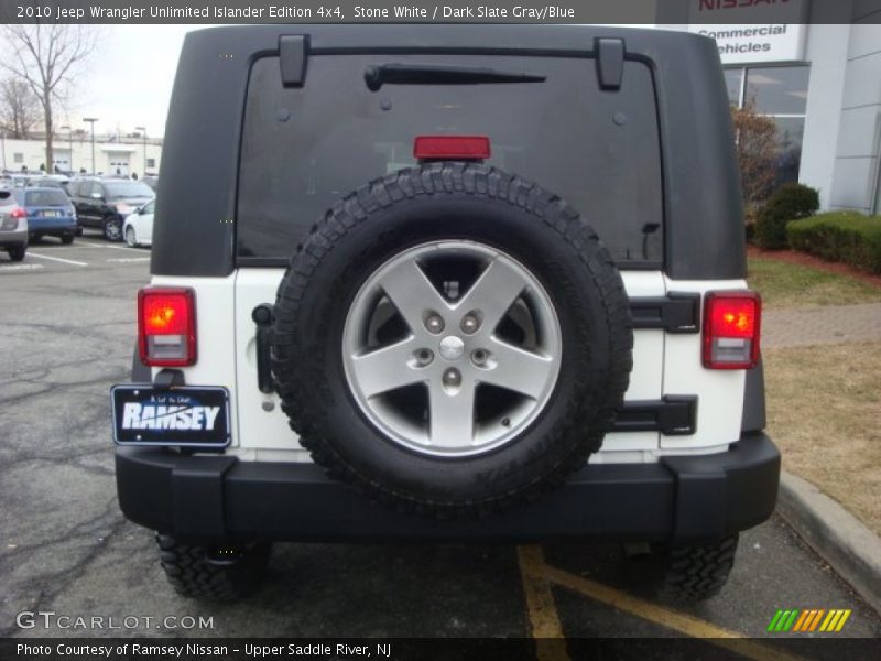 Stone White / Dark Slate Gray/Blue 2010 Jeep Wrangler Unlimited Islander Edition 4x4