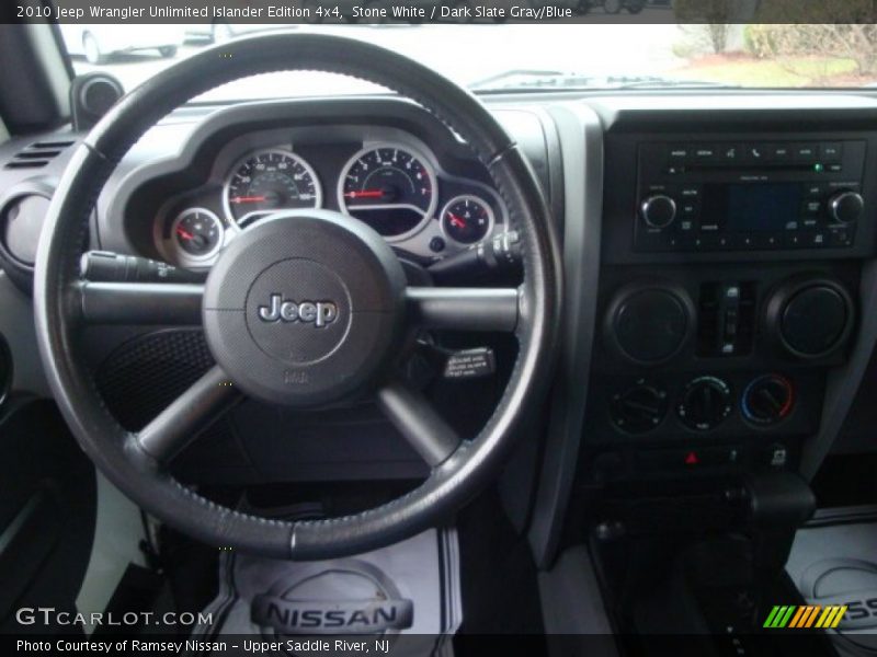 Stone White / Dark Slate Gray/Blue 2010 Jeep Wrangler Unlimited Islander Edition 4x4