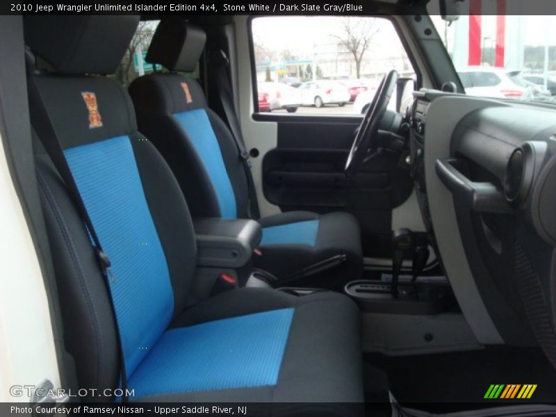 Stone White / Dark Slate Gray/Blue 2010 Jeep Wrangler Unlimited Islander Edition 4x4