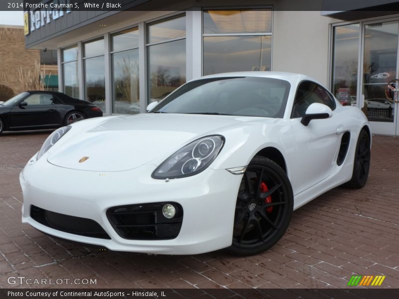 White / Black 2014 Porsche Cayman S