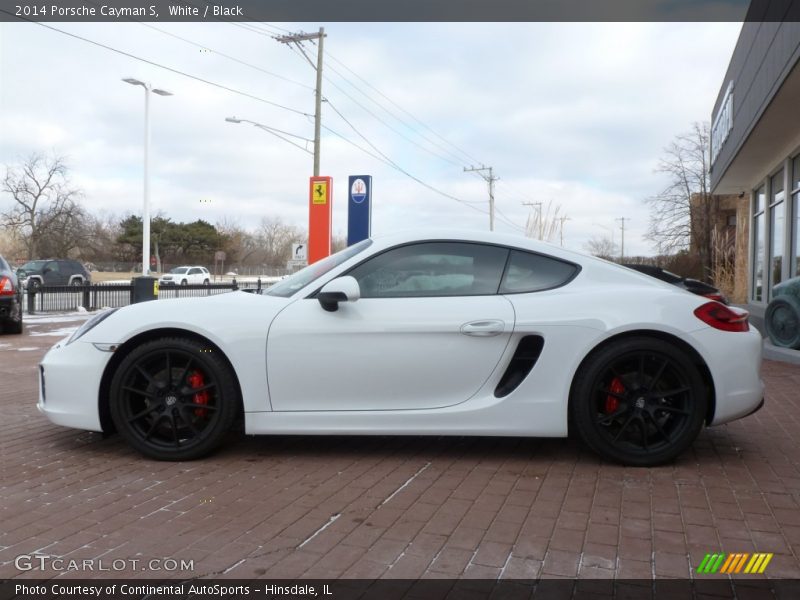 White / Black 2014 Porsche Cayman S