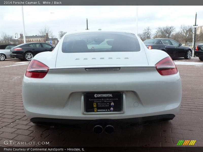 White / Black 2014 Porsche Cayman S