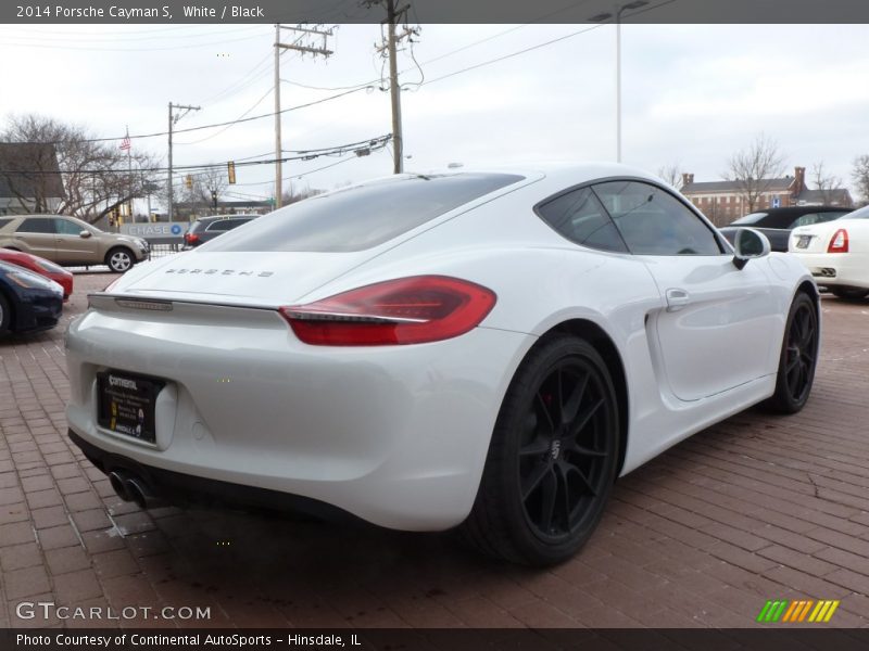 White / Black 2014 Porsche Cayman S