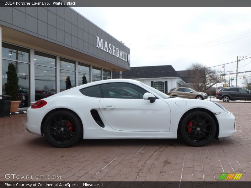 White / Black 2014 Porsche Cayman S