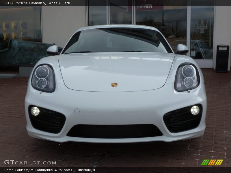 White / Black 2014 Porsche Cayman S