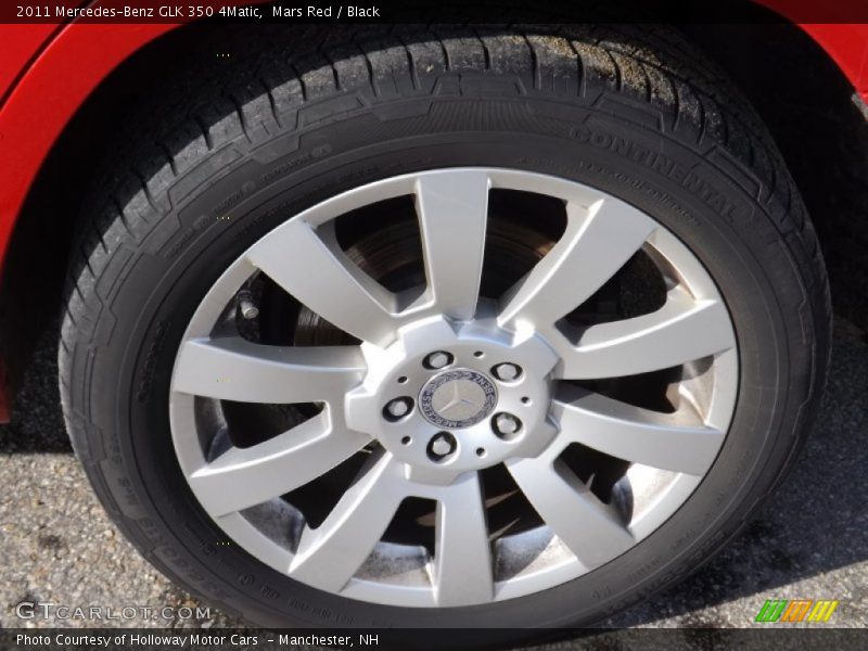 Mars Red / Black 2011 Mercedes-Benz GLK 350 4Matic