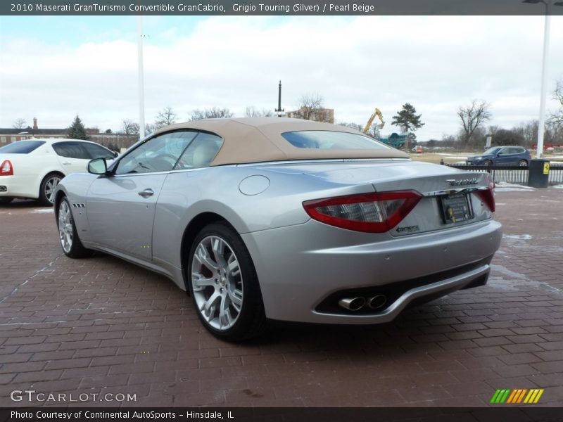 Grigio Touring (Silver) / Pearl Beige 2010 Maserati GranTurismo Convertible GranCabrio