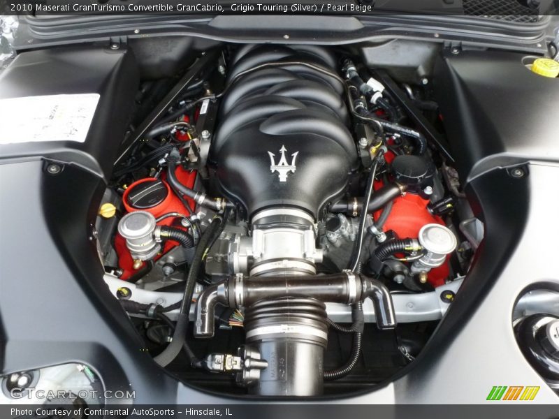 Grigio Touring (Silver) / Pearl Beige 2010 Maserati GranTurismo Convertible GranCabrio