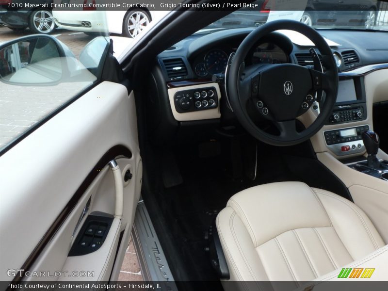 Grigio Touring (Silver) / Pearl Beige 2010 Maserati GranTurismo Convertible GranCabrio