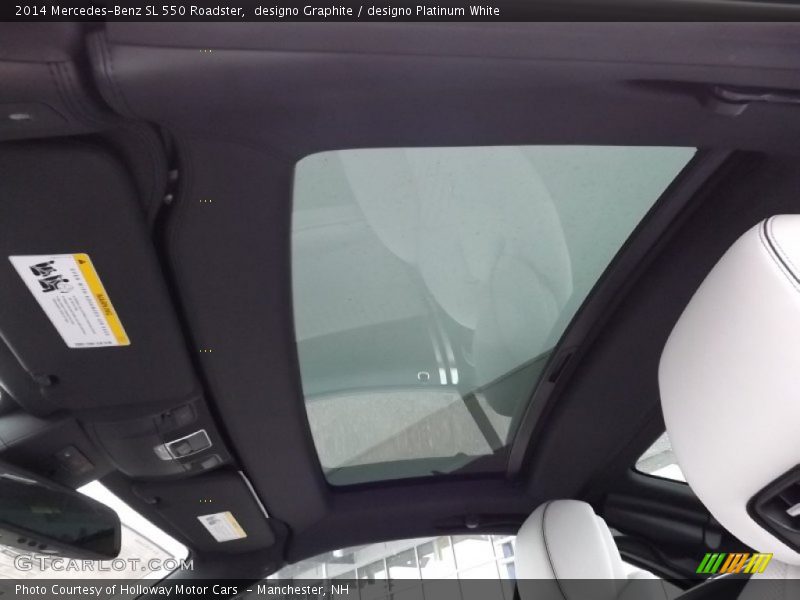 Sunroof of 2014 SL 550 Roadster