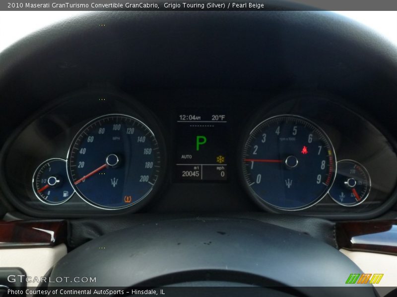 Grigio Touring (Silver) / Pearl Beige 2010 Maserati GranTurismo Convertible GranCabrio