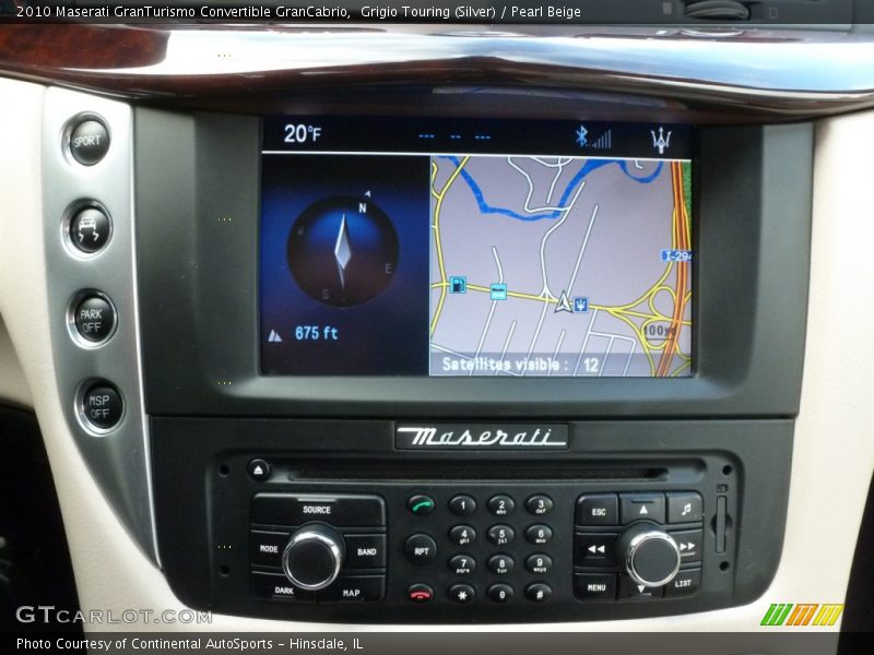 Grigio Touring (Silver) / Pearl Beige 2010 Maserati GranTurismo Convertible GranCabrio