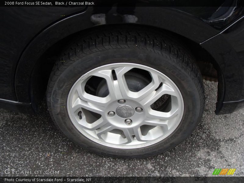 Black / Charcoal Black 2008 Ford Focus SE Sedan