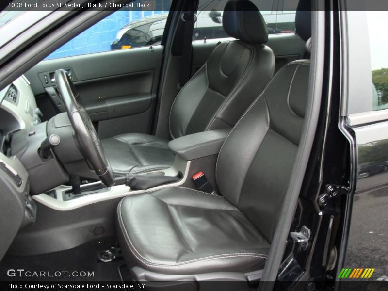 Black / Charcoal Black 2008 Ford Focus SE Sedan