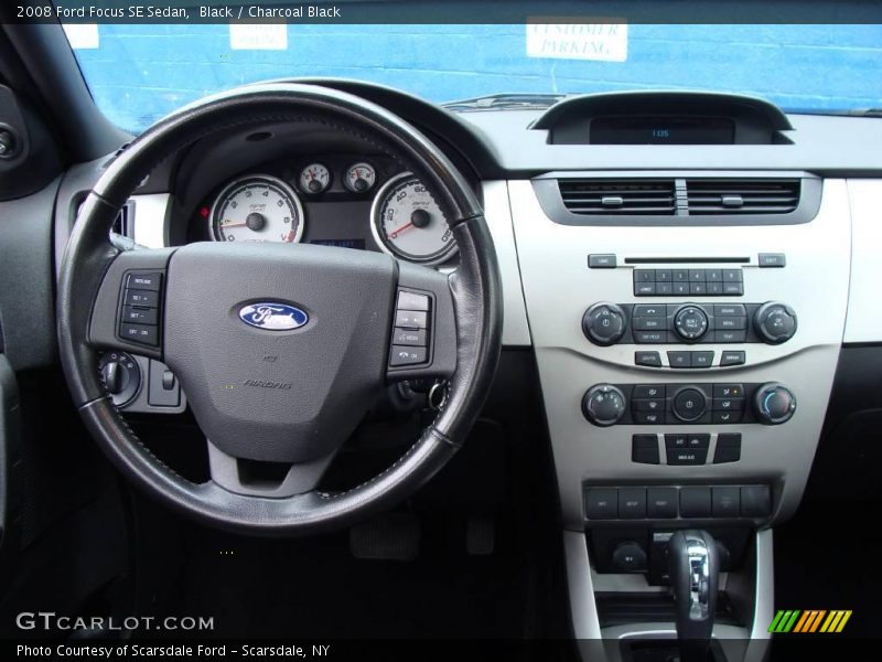 Black / Charcoal Black 2008 Ford Focus SE Sedan