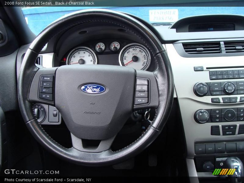Black / Charcoal Black 2008 Ford Focus SE Sedan