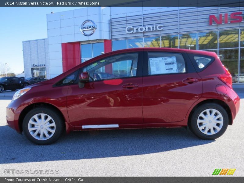 Red Brick / Wheat Stone 2014 Nissan Versa Note SV