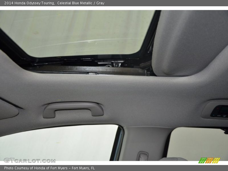 Celestial Blue Metallic / Gray 2014 Honda Odyssey Touring