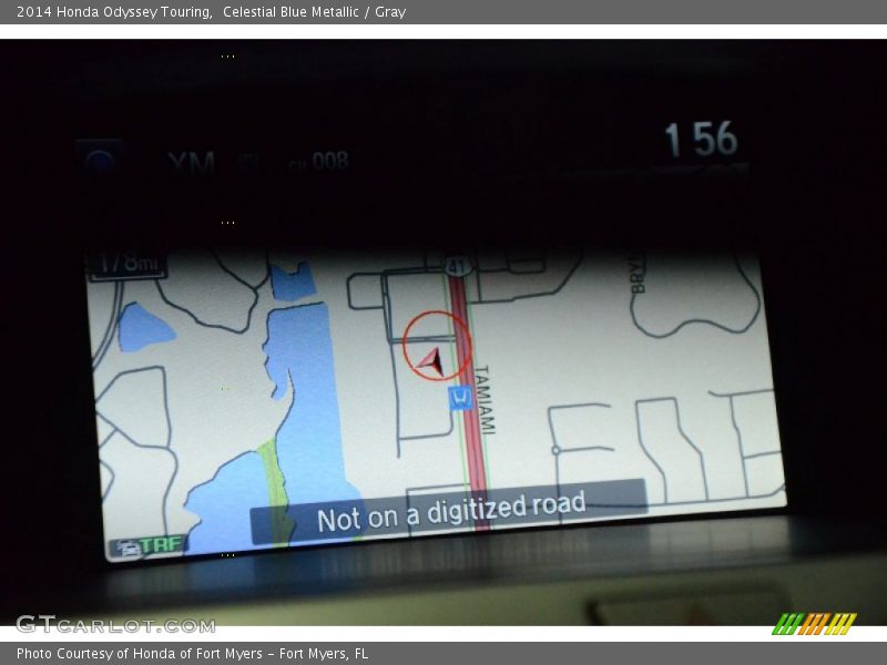 Celestial Blue Metallic / Gray 2014 Honda Odyssey Touring